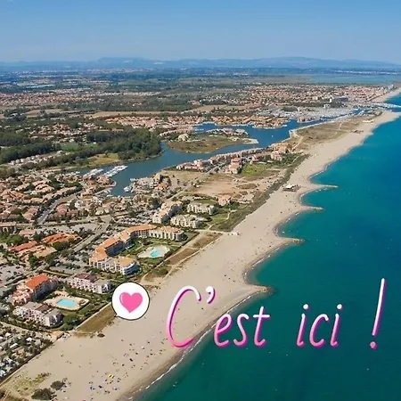 Les Capitelles A Cyprien Avec Acces Direct Plage- Balcon Donnant Splendide Vue Et Piscine アパート