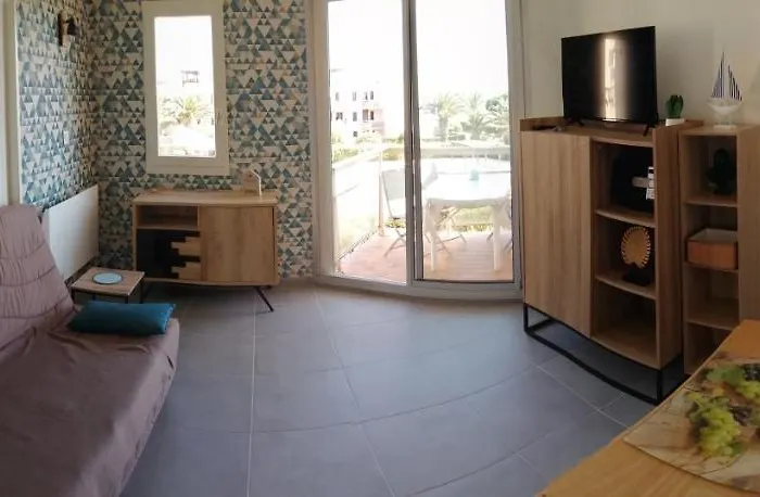 Les Capitelles A Cyprien Avec Acces Direct Plage- Balcon Donnant Splendide Vue Et Piscine アパート *