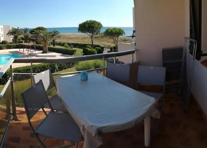 アパート Les Capitelles A Cyprien Avec Acces Direct Plage- Balcon Donnant Splendide Vue Et Piscine
