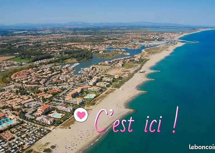 Les Capitelles A Cyprien Avec Acces Direct Plage- Balcon Donnant Splendide Vue Et Piscine アパート