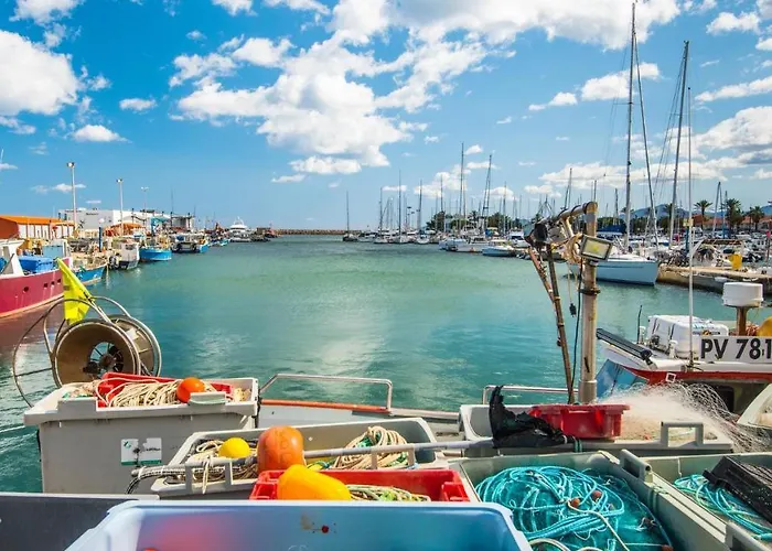 Les Capitelles A Cyprien Avec Acces Direct Plage- Balcon Donnant Splendide Vue Et Piscine アパート