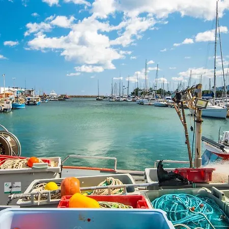 Résidence Les Capitelles à Cyprien Avec Accès Direct Plage- Balcon Donnant Splendide Vue Et Piscine Appartamento